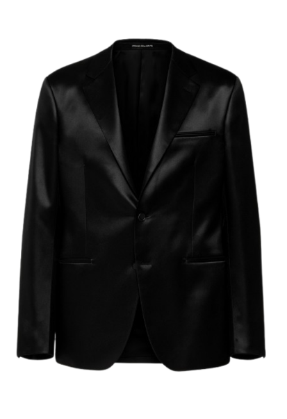 3 Piece Set: Black Satin