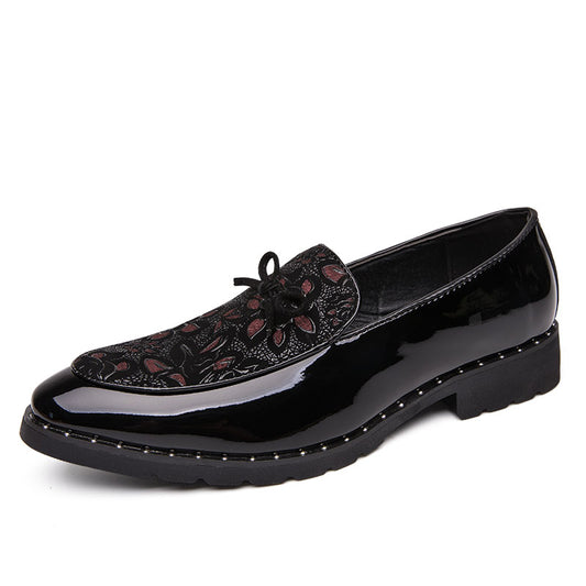 Chadwick Black & Burgundy Loafer