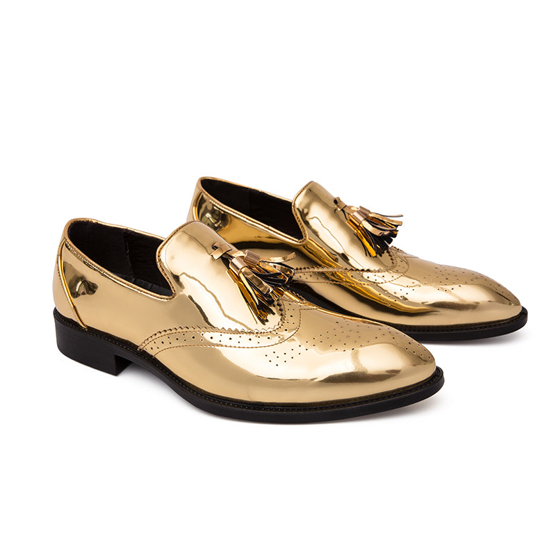 Austin Shoe: Metallic Gold