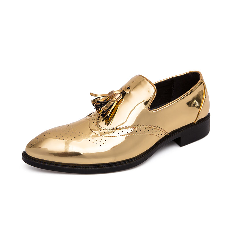 Austin Shoe: Metallic Gold