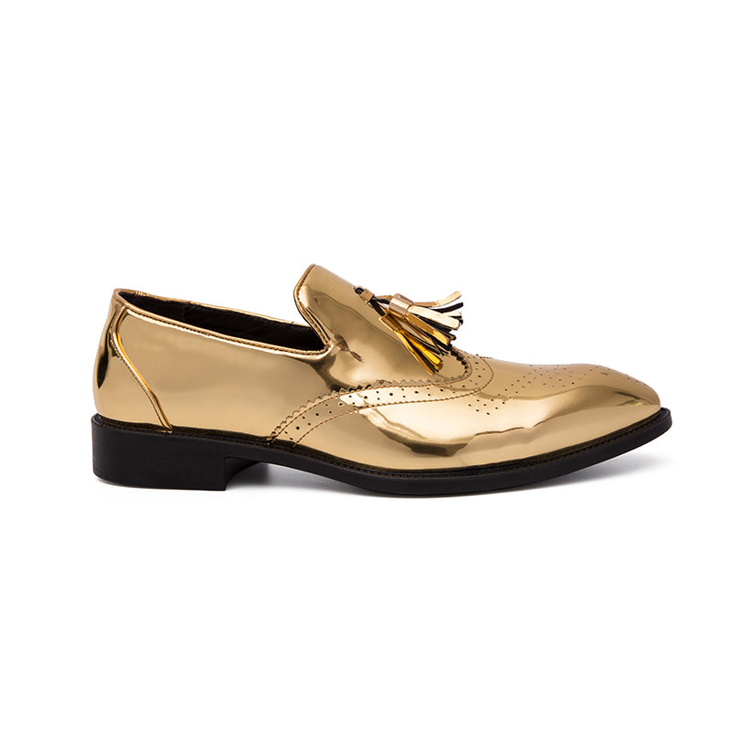 Austin Shoe: Metallic Gold