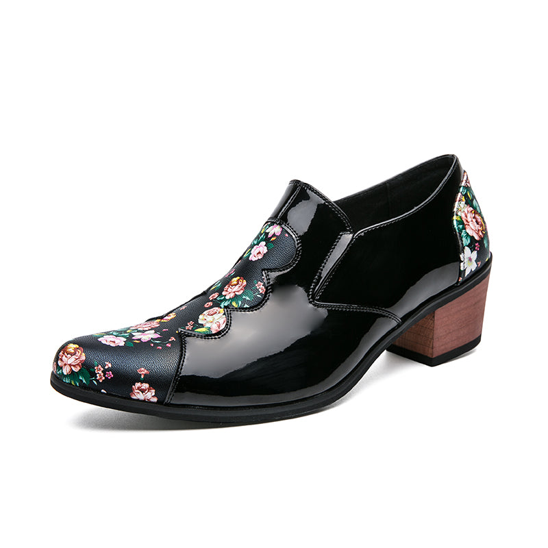 Dylan Black Floral Shoe