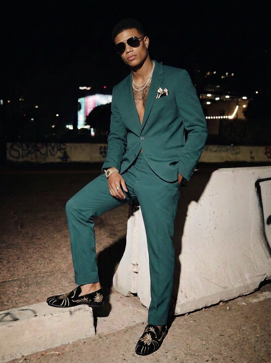 Oscar Green Suit & Jimi Shoes
