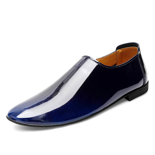 Dean Electric Blue Black Ombre Loafers